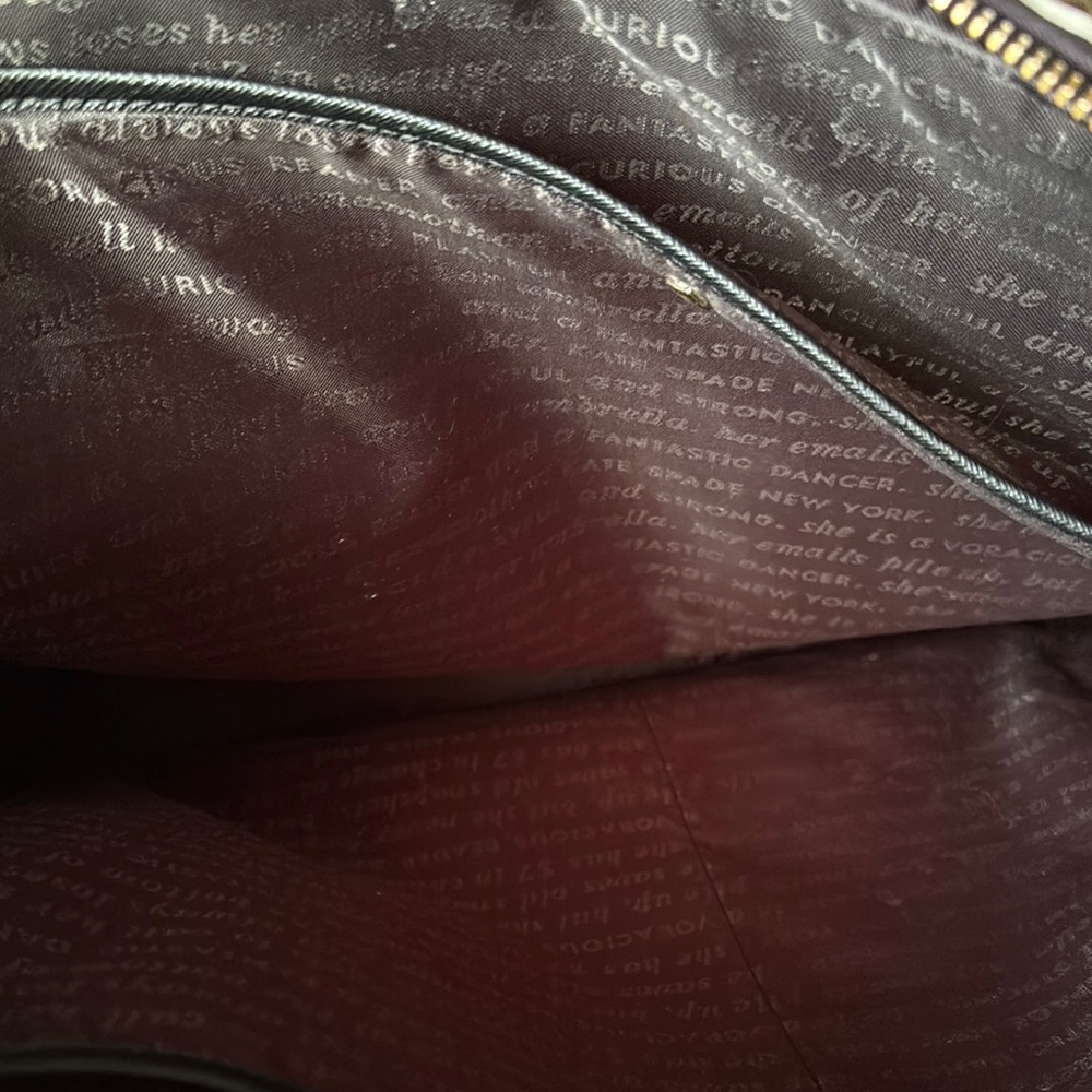 Kate Spade Black and White Laptop Bag - Picture 4 of 9